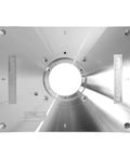 Premium Aluminum Router Table Insert Plate For Precision Wood Trimming with center bushing and alignment features, top view.