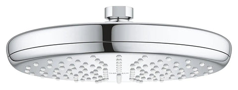 Tempesta 210 Showerhead In StarLight Chrome With DreamSpray And SpeedClean Anti Lime Nozzles EcoJoy Water Saving Finish Scratch Resistant Shine