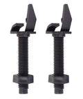 Arrow Rest Replacement For Recurve And Take Down Bows Screw On Bow Rest PE Material Black Easy Install Locks In Arrow