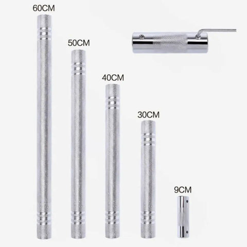 Dumbbell To Barbell Connector Bar With Ultra Precision Thread Design for Home Gym Use, steel tube barbell adapters in multiple sizes.