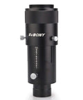Close-up of a Telescope Camera Adapter Kit Extendable Prime Focus And Variable Projection Eyepiece Connect 1.25 Inches Reflector.
