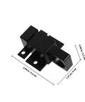 Heavy Duty Aluminum Screen Door Latch With Push Pull Spring Self Closing And No Fuss Install Upgraded Security Lock