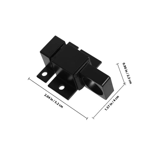Heavy Duty Aluminum Screen Door Latch With Push Pull Spring Self Closing And No Fuss Install Upgraded Security Lock