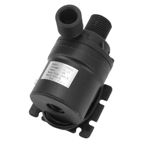 Ultra Quiet Brushless Water Pump 12V DC 30W Submersible And IP68 Waterproof delivers 1000 GPH flow with an 8ft lift