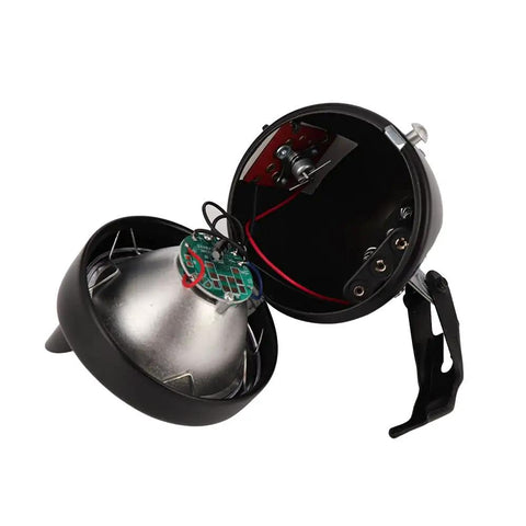 Vintage LED Front Light For Bike With Aluminum Alloy Body Electroplate Finish One LED Headlight Super Dope Bright High Lumen Night Riding Includes Mounting Bracket Powered By AAA Battery Not Included