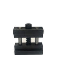 Three Eighths To Three Quarters Inch Milling Vise Work Stop Quick Clamp Clamping Jaw Kit with hardened steel body front view