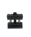 Pro Grade Heavy Duty Milling Vise Work Stop Quick Clamp Kit Three Eighths To Three Fourths Inch Clamping Jaw Set, front view.