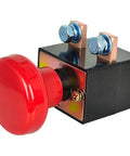 96V 250A Emergency Stop Switch ED250B-1 ZJK-250, red mushroom head pushbutton, heavy duty disconnect for forklifts.