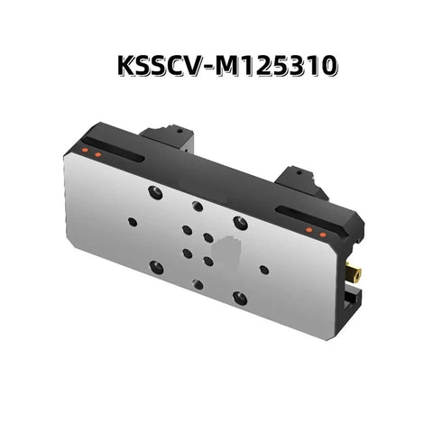 Tough As Nails Heavy Duty Self Centering Bench Vise For Cnc Machines Featuring Rock Solid Jaw Spread For Round Stock and Tight Quick Release Clamping Action For Shop Projects, metal body with multiple holes for mounting.