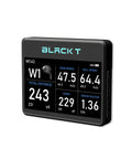 Shot5 Golf Launch Monitor Portable Doppler Radar Swing Speed Trainer Real Carry Distance Ball Speed Club Head Speed Smash Factor Distance Tracking Indoor Outdoor Practice For Real Course Data showing display readings