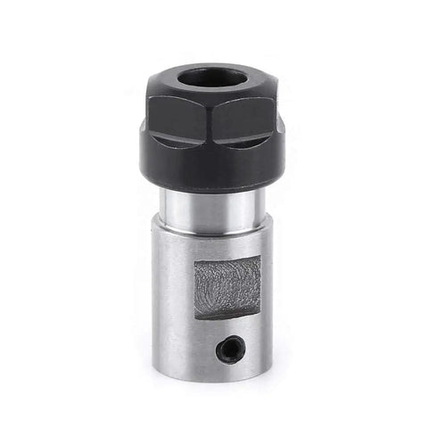 8mm Collet Chuck For CNC Milling Spindle Shaft Inner With Straight Shank And Clamping Nut Pro Grade Precision Ground For Deep Cuts Safe Smooth Milling Heavy Duty Tool Accessory For Machines