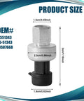 AC Pressure Sensor Switch Replacement High Pressure Sensor For Auto Air Conditioning System OEM 1551343 13587668