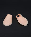 Pair of pink silicone Pinky Toe Protector And Bunion Corrector Gel Separator Cushion Sleeve Set Of 10 Soft Silicone Toe Protectors.