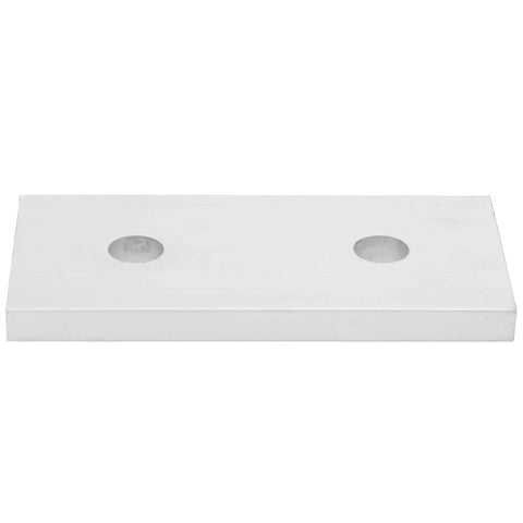 10 Pack Flat Mending Plates With 2 Holes Aluminum Brackets for tables, cabinets, bookshelves easy install vertical joints DIY construction