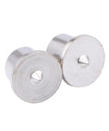 Close-up of Dowel Center Point Set 10Pcs 6mm 8mm 10mm 12mm Locating Pins made of chrome-plated steel for precise mortises in woodworking
