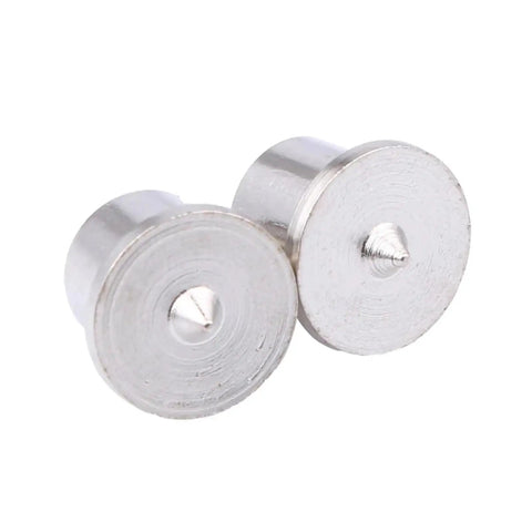 Close-up of Dowel Center Point Set 10Pcs 6mm 8mm 10mm 12mm Locating Pins made of chrome-plated steel for precise mortises in woodworking