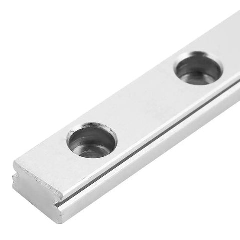 Compact Linear Guide Rail 100mm Length 9mm Width With Slide Block For 3D Printers And CNC Machines Ball Retainer Lubrication System