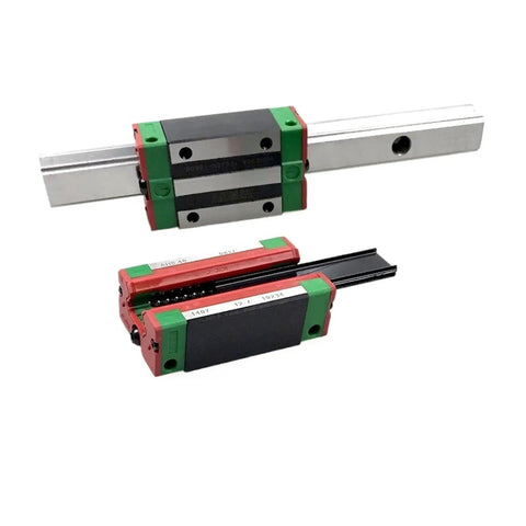 Top Notch High Precision Linear Guide Rail Kit Featuring Two 1300mm HGR15 Steel Rails Paired With Four Ultra Smooth HGH15CA Narrow Slider Blocks.
