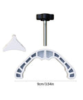 Babyproof Crib Corner Lock Kit For Sturdy Side Rails And Infant Bed Barrier Clasp Easy Install Childproof Hardware shown in parts.