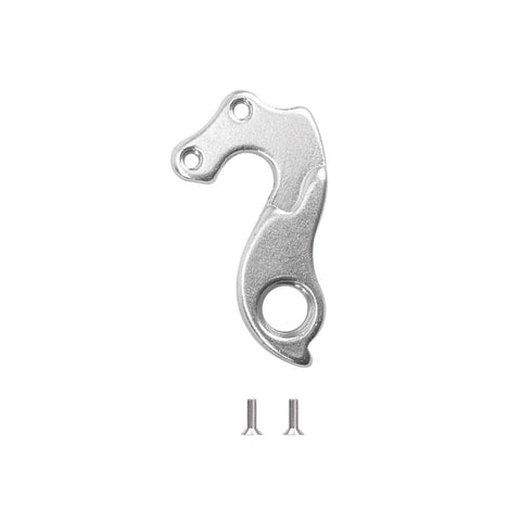 Rear Derailleur Hanger 96 CNC Aluminum 6061 2 Pack With Bolts For Mountain And Road Bikes Silver Anodized Finish Durable Shift Alignment