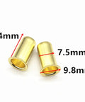 Heavy Duty Brass Sleeve Inserts 16-4mm For Nylon Tube With Oil Compression Fittings Set Of 50 Pieces Perfect For Plumbing Jobs And Pipe Extentions, 14mm brass sleeves