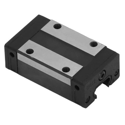 Top Notch Linear Guide Rail Slider For CNC Machines And Automation Precision Machined Bearing Steel Block With Smooth Low Noise Motion High Grade Rail And Slide Assembly For Reliable Tooling, black linear bearing block