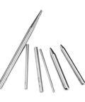 6 Piece Metal Model Tools Set For DIY 3D Puzzles With Edge Bend And Tab Bend Tools Plus Cylinder Cone Bend Aids, stainless steel set