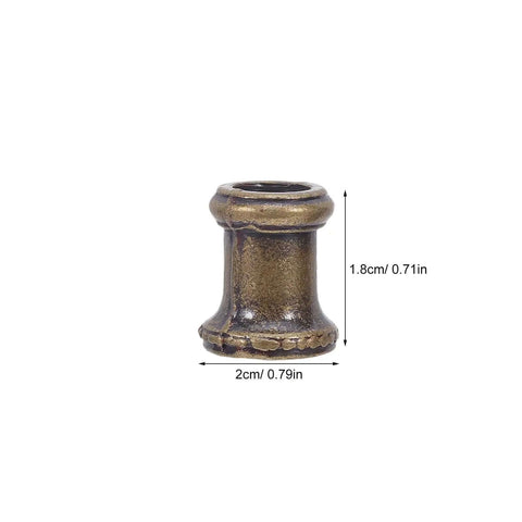 Grab These 8pcs Long Thread Lamp Pipe Couplers Made Of Heavy Duty Zinc To Join Light Fixture Connectors And Extend Pendant Rods With Ease For Any Home Glow Project. Single gold zinc lamp pipe coupler, 2cm x 1.8cm