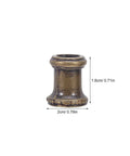 Solid Zinc Alloy 8 Pack Lamp Threaded Tube Adapters Fit 1cm Pipes Perfect For Wall Sconce Chandelier Upgrades With Heatresistant Build And Easy Install Jobs, 2cm adapter