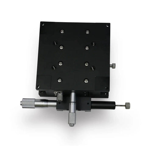 Top view of ZR125 Motorized Rotary Positioning Stage With Manual Fine Adjustment And Lifting Rotary Fine Adjustment Table Pro Grade