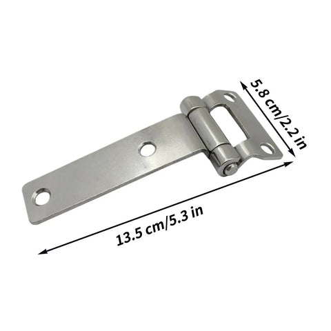 Premium Stainless Steel Hinges For Boats And Cabinets Ultra Heavy Duty Marine Hardware 13.5 cm, 5.8 cm smooth hinge.