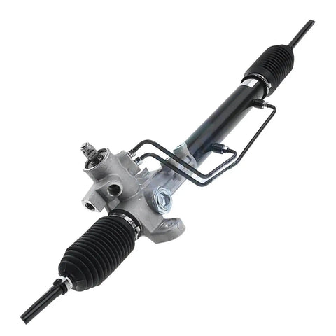 Heavy Duty Power Steering Rack Compatible With VW Golf Jetta 1985-1992, black and silver steering rack, wear resistant, smooth drive.