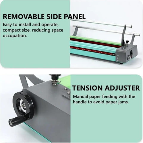 Electric Honeycomb Paper Roll Dispenser Built Tough For Cranking Out Packages Flawless Wrapping Paper Stretching Machine features removable side panel and tension adjuster.