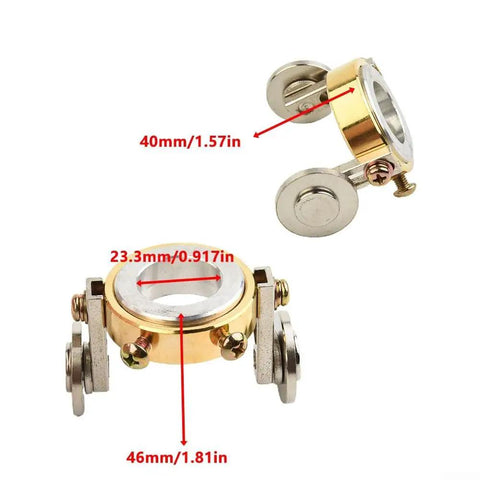 Dual Wheel Roller Guide for PT-31 LG-40 Torch, 40mm diameter, 46mm length, designed for Cut-35 Cut-40 Cut-50d, adjustable standoff.