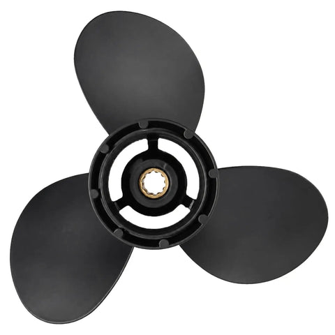 Aluminum Propeller For Suzuki Outboard Engines Ten And One Quarter Inch Diameter Eleven Inch Pitch Three Blade Right Hand