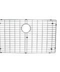 Stainless Steel Kitchen Sink Bottom Grid 27 By 15 Inches Durable Protective Grid with Drain Hole and Rubber Feet
