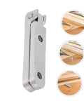 Zinc Alloy Miniature Jewelry Box Hinges 12 Pack 90 Degree Folding Chest Hinges for Small Cabinets installation details