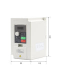 Heavy Duty 1500W VFD Inverter For 110V And 220V Motors With Smooth Speed Control Variable Drive And Rugged Industrial Performance Plug Play Setup Ensuring Long Term Operation For Heavy Workloads And Motor Compatibility Anywhere You Go Today, white 150x110x90mm