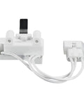 Door Switch Replacement For Whirlpool And Maytag Dryers Replaces 3406107 3406109 3405100 3405101 3406100 3406101 with white wires
