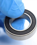 Close-up of 15x26x7mm Ball Bearing Set For Bicycle Rear Hubs Chrome Steel Rubber Sealed Smooth Spin Low Friction ISO 492 2005 Standard