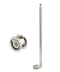 Police Radio Scanner Antenna 20MHz To 1300MHz Telescopic 7 Section BNC Male parallel to close-up BNC connector