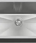 Stainless Steel Undermount Single Bowl Kitchen Sink 31 Inch 14 Gauge 304 Grade Built Tough Quiet With Noise Dampening Pads Deep Wide Basin