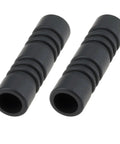 Anti Scald Silicone Steam Wand Sleeve 10mm 2 Pack for Most Commercial Espresso Machines and Steam Arms Compatible With CIME Fracino Nuova Simonelli Victoria Arduino Slayer Replacement, black silicone sleeves side view
