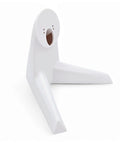Fresh Desk Vibe Stand Mount For Unifi Instant Cameras G3 G4 G6 Clean White Look side view showing elevated design and concealed USB routing.