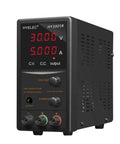 30V 5A Adjustable DC Bench Power Supply With 4 Digit LED Display Coarse And Fine Dial In Encoder Adjustment Data Hold