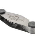 Stainless Steel Acme Screw Pitch Gauge With 16 Leaves For 1 To 12 TPI And 29 Degree Thread Angle Swing Out Leaves