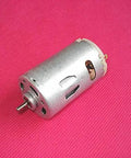 Badass R555 Brushed DC Micro Motor Screaming up to 38000 RPM with 37mm diameter and 57mm length for custom projects.