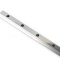 Check Out This Awesome HGR15 Linear Guide Rail With 300mm Length And Smooth Glide Blocks Perfect For CNC Machining And DIY Projects That Need Top Tier Precision And Heavy Duty Performance Right Here - Close-up of HGR15 rail with mounting holes.