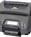 Rock Solid 4 Inch Portable Bluetooth Receipt Printer With Tear Bar High Speed Mobile Thermal Device For IOS Android Windows, black gray