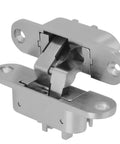 Two Pack 180 Degree Concealed Cross Door Hinges Alloy Invisible Hinge for Gate Cabinet Cupboard Furniture Hardware Set